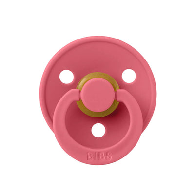 BIBS Colour Latex  Round Pacifier, Size 2