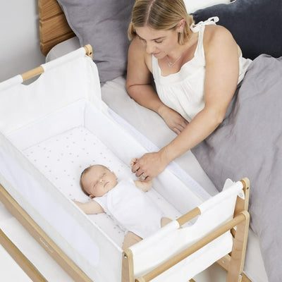 SnuzPod Bedside Multifunctional Crib - Natural