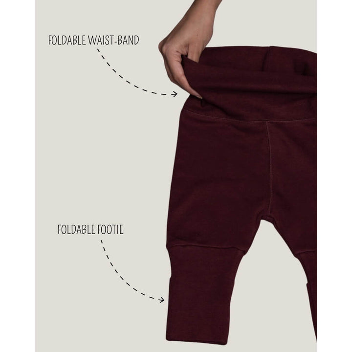 Tummy Pants - Burgundy