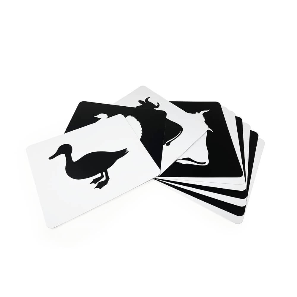 Brainsmith Farm Animals Newborn High Contrast Flash Cards