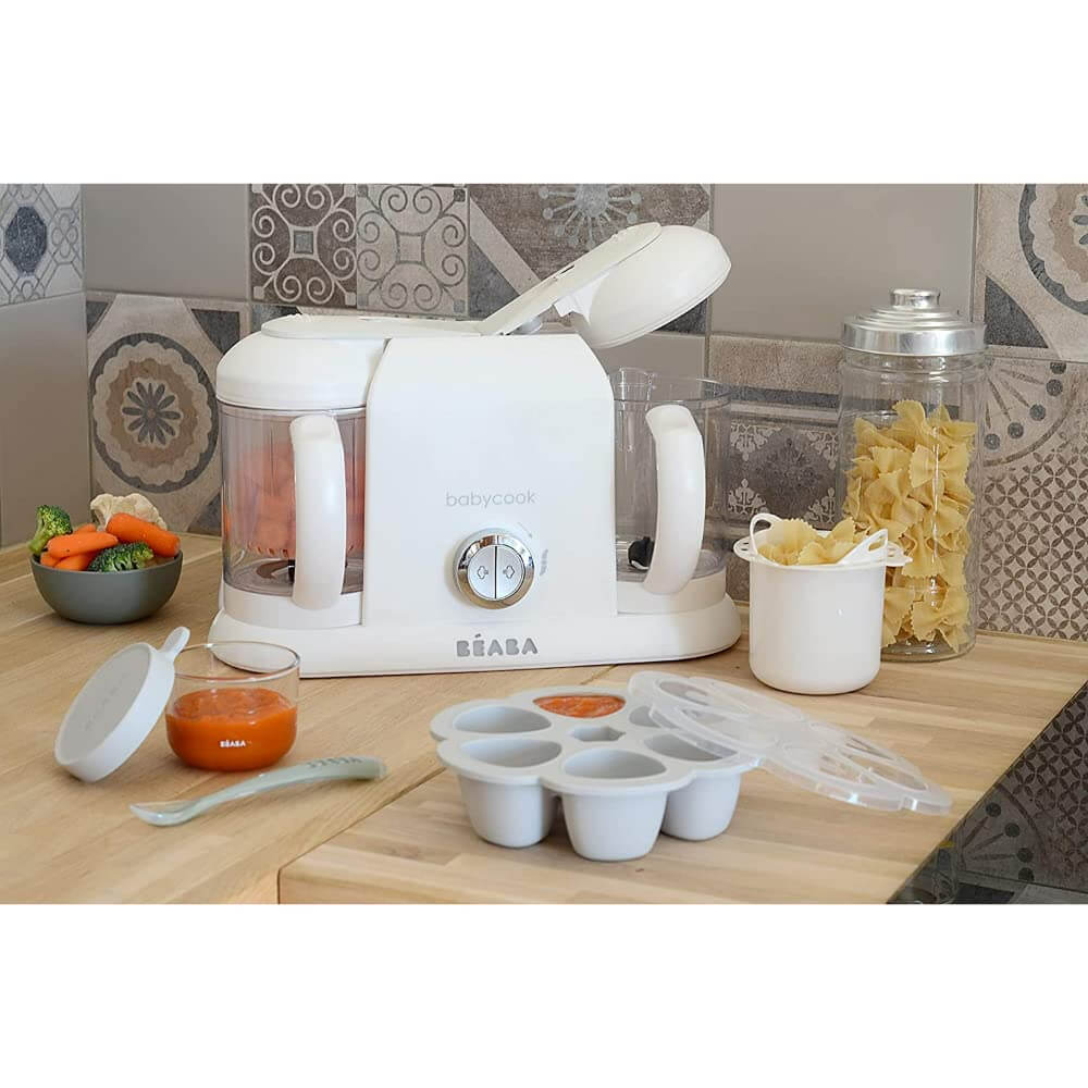 Beaba Babycook® Duo  4 in 1 Food Processor- White Silver