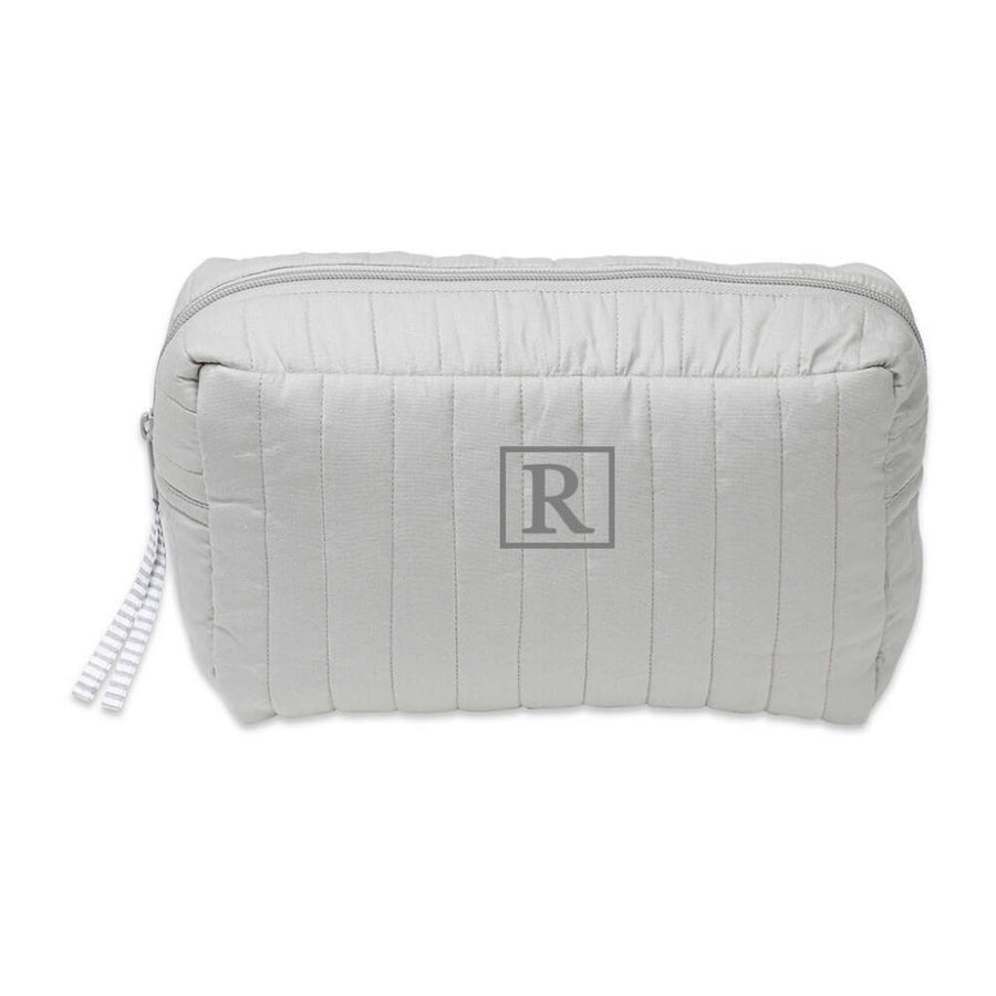 Organic Cotton Organiser Pouch – Grey