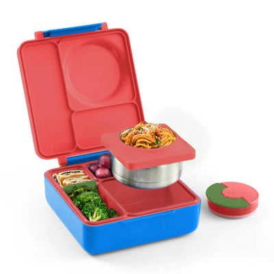 Omie Insulated Bento Lunch Box-Scooter Red