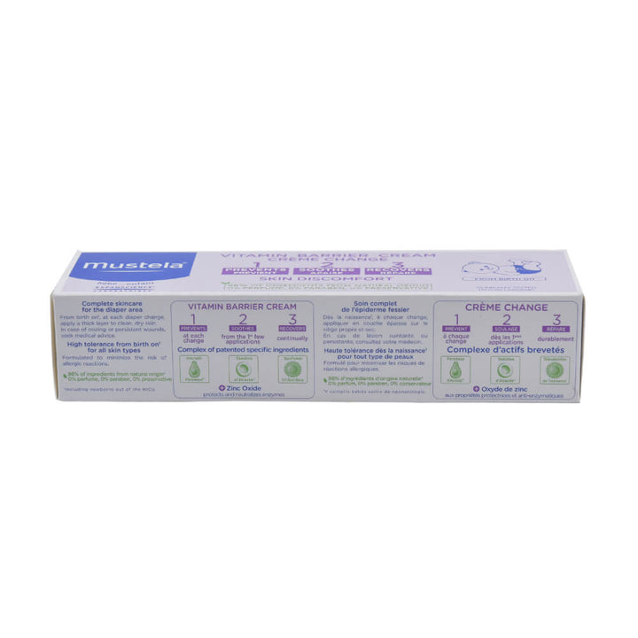 Mustela Baby 1 2 3 Vitamin Barrier Cream - 100ml