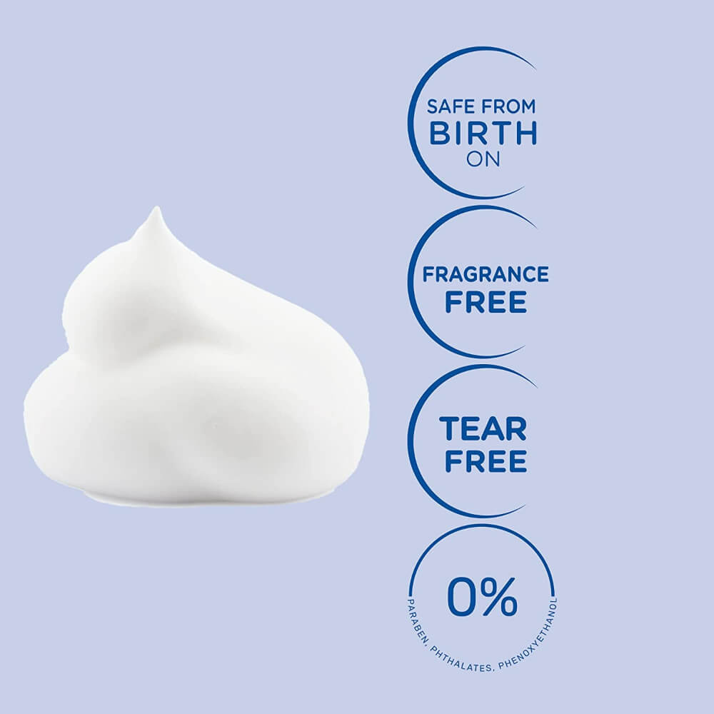 Mustela Cradle Cap Foam Shampoo for Newborn with Natural Avocado