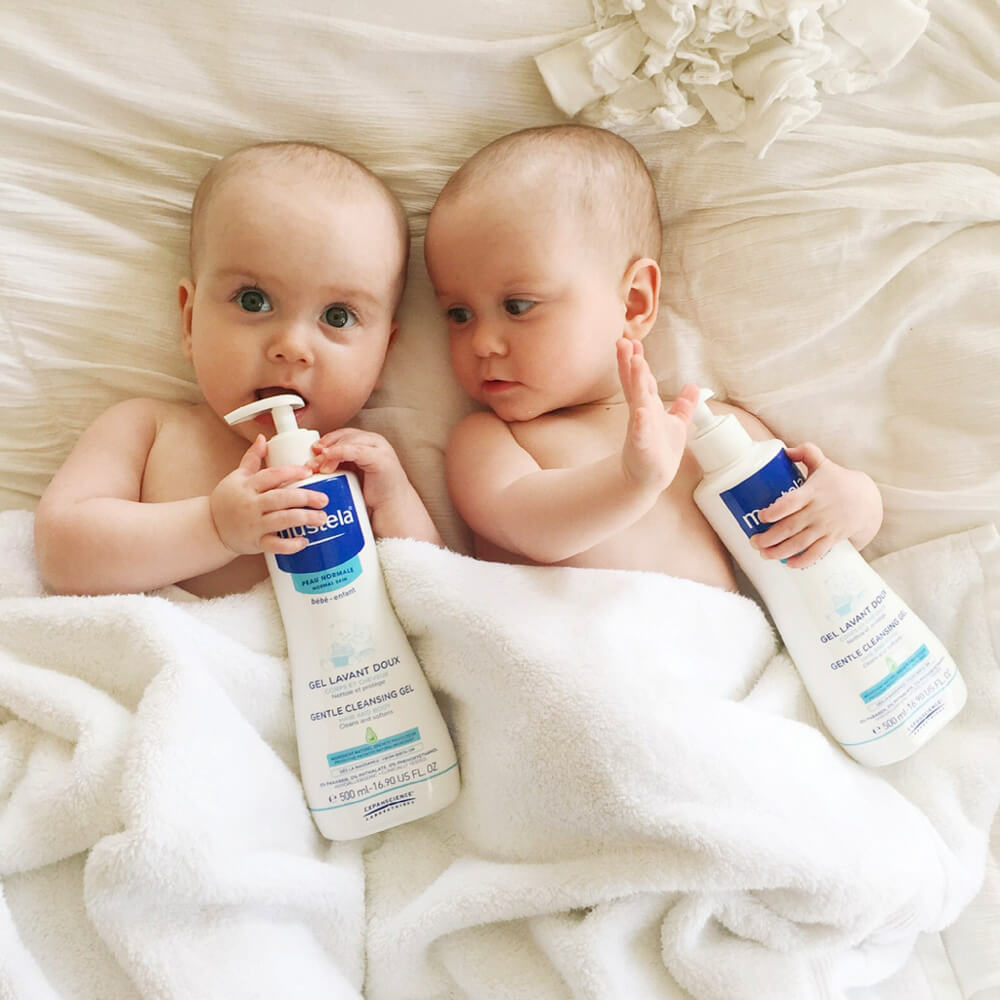 Mustela Gentle Cleansing Body Gel, White - 500 ml
