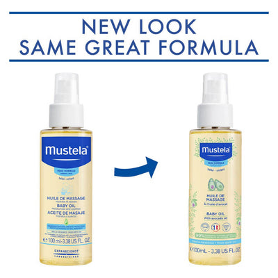 Mustela Baby Massage Oil With Avocado - 100ml