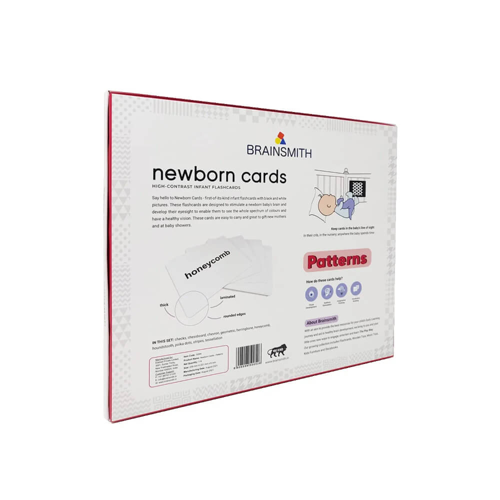 Brainsmith Patterns Newborn High Contrast Flash Cards