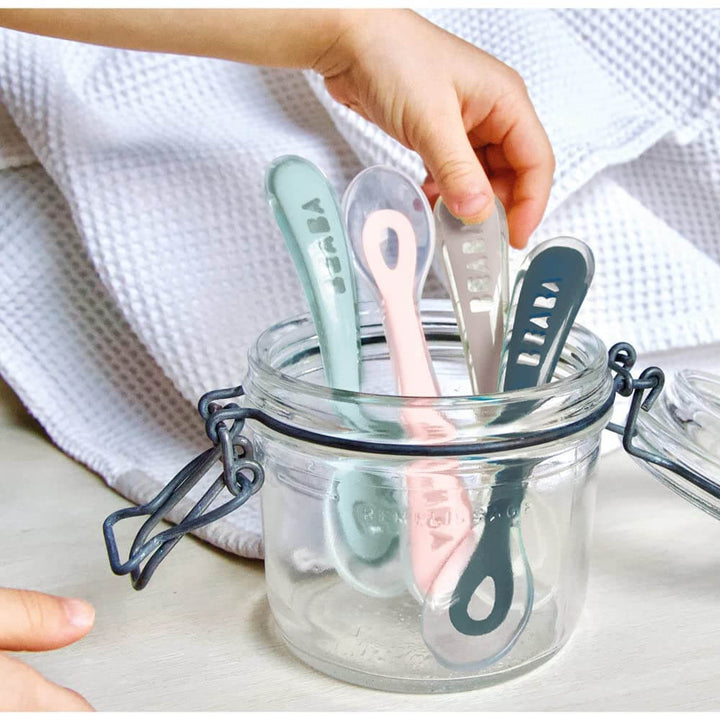 Beaba 2nd Stage Silicone Spoon - Set of 4
