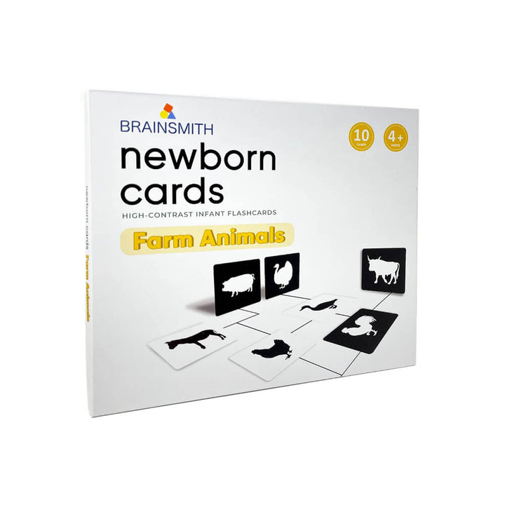 Brainsmith Farm Animals Newborn High Contrast Flash Cards