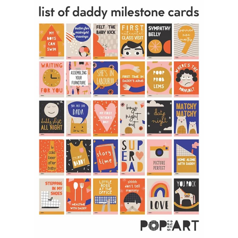 Milestone Cards - Daddy