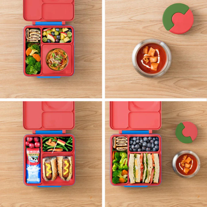 Omie Insulated Bento Lunch Box-Scooter Red