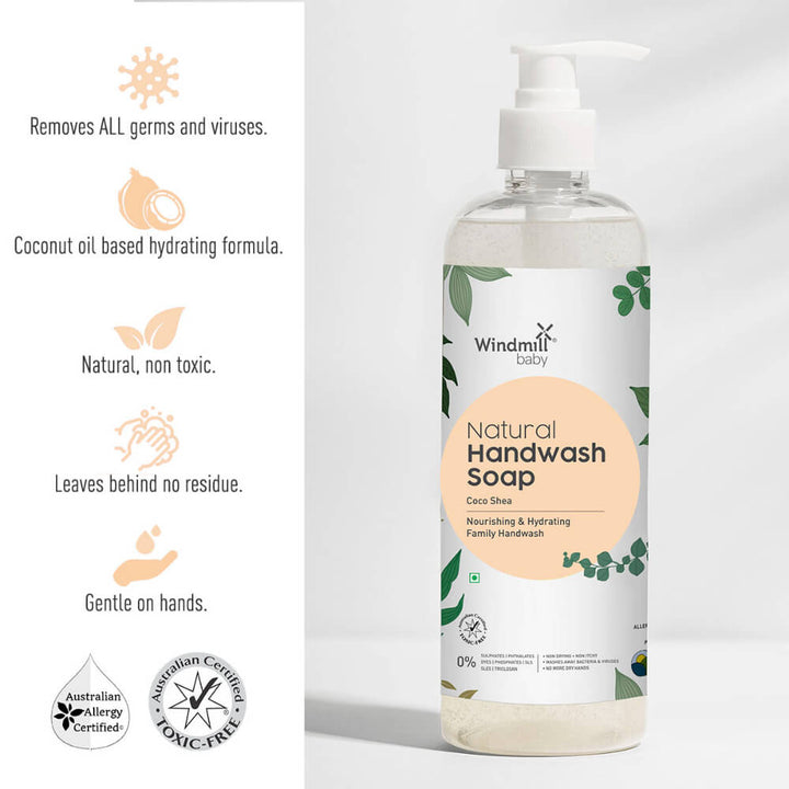 Windmill Baby Natural Handwash Soap - 450ml