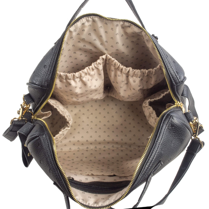 London Black Diaper Changing Bag