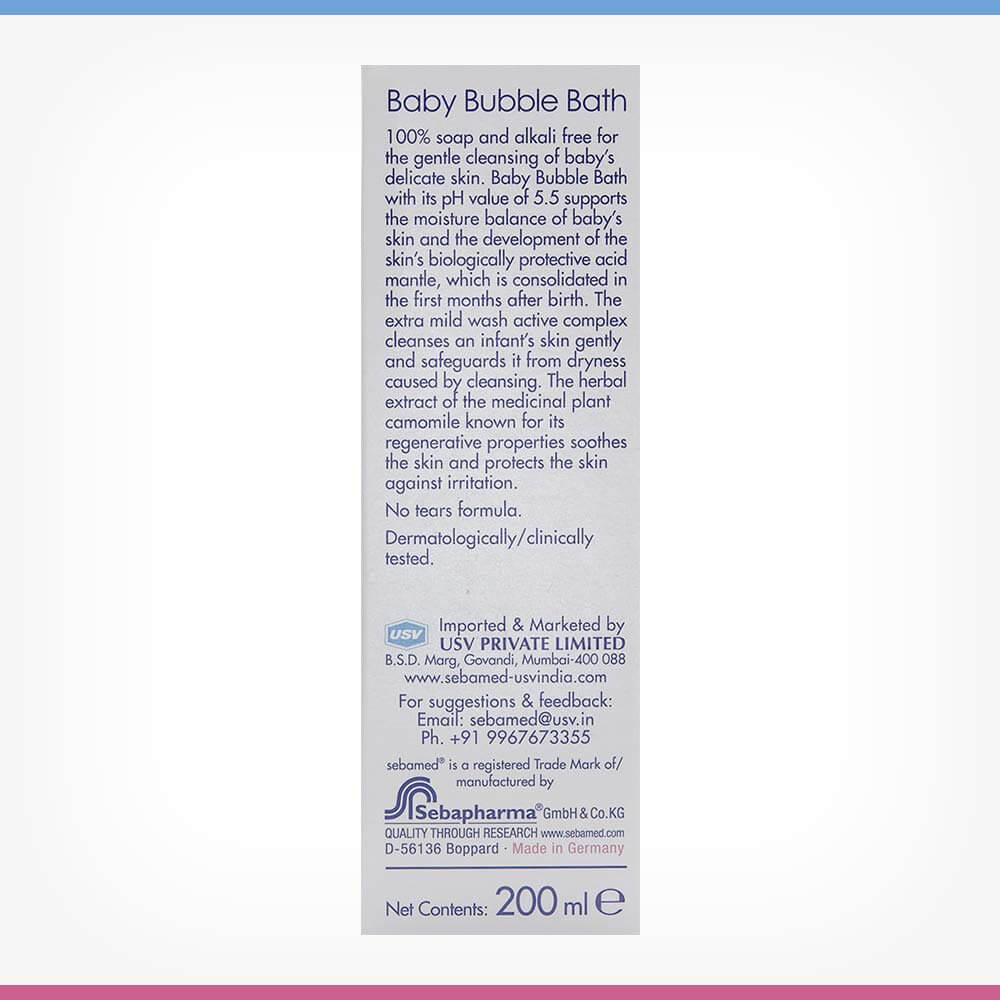 Sebamed Baby Bubble Bath - 200ml