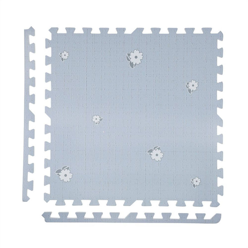Interlocking Playmat Bloom Print Grey