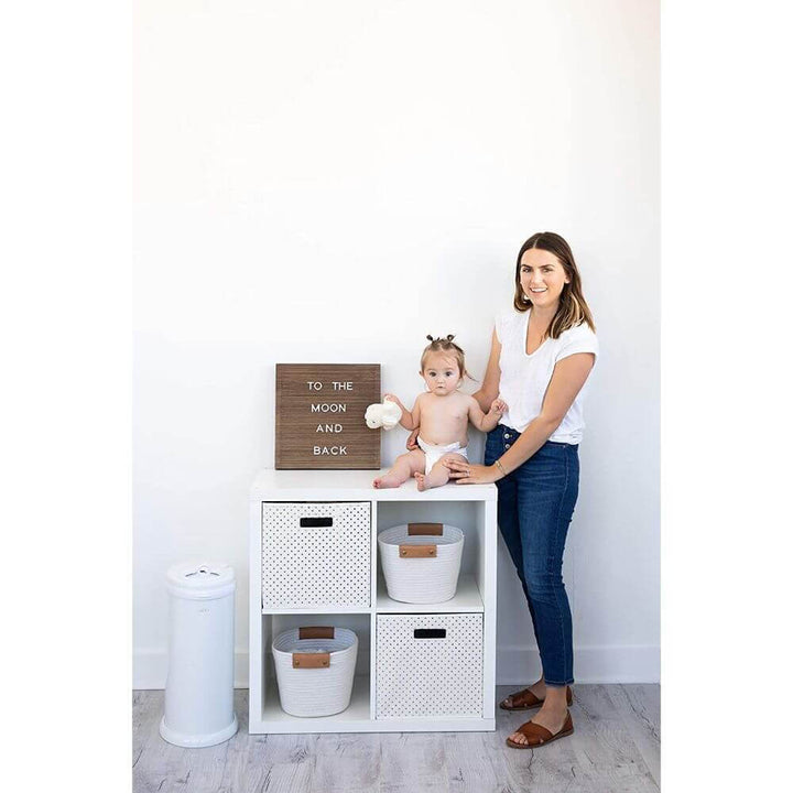 Ubbi Steel Odor Locking Diaper Pail - Ivory