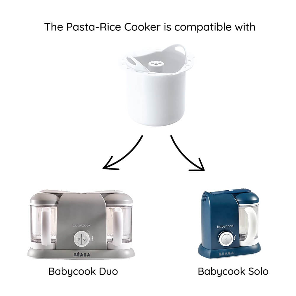 Beaba Pasta/Rice Cook Babycook/ Babycook Duo - White