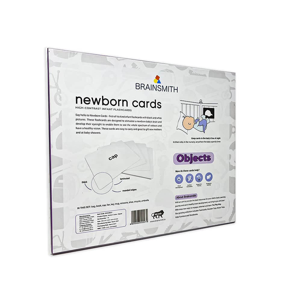 Brainsmith Objects Newborn High Contrast Flash Cards
