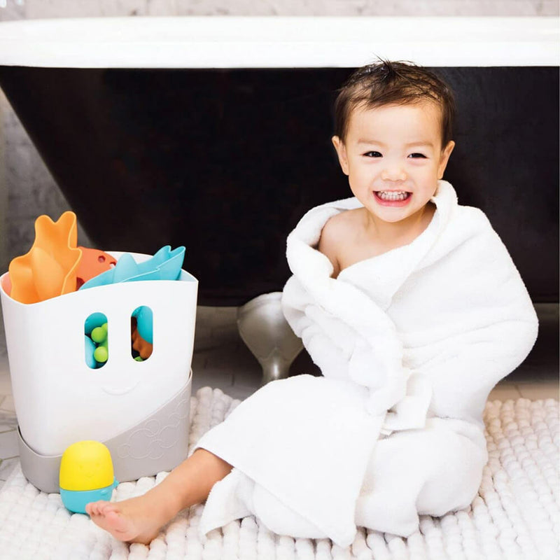 Freestanding Bath Toy Organizer - Grey