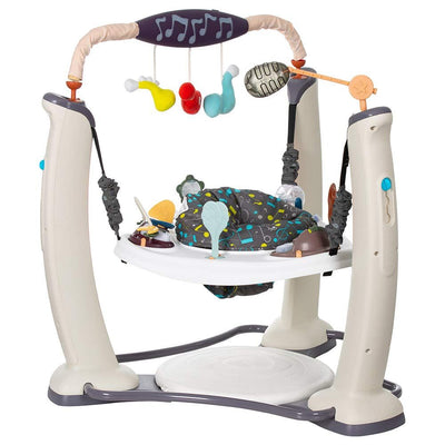 Exersaucer Jump and Learn Jumper, Jam Session with Base - Cream