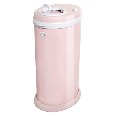 Ubbi Steel Odor Locking Diaper Pail - Blush Pink