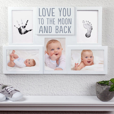 Babyprints Collage Frame - Love You to the Moon and Back