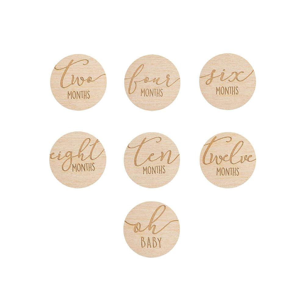 Wooden Milestone Props