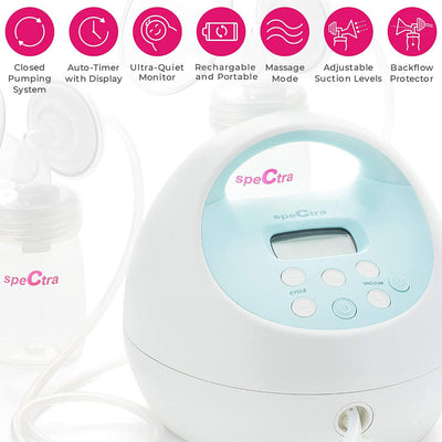 Spectra Electric Breast Pump S1 Plus with rechargeable battery