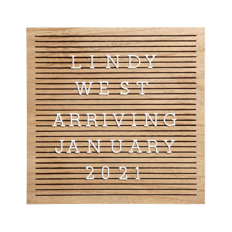 Natural Wood Letterboard