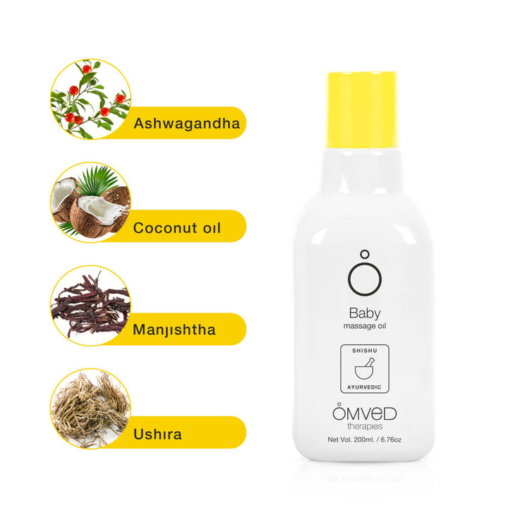 Omved Therapies Baby Massage Oil