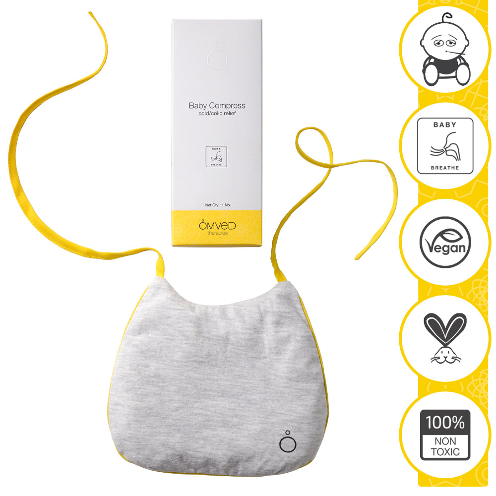 Omved Therapies Baby Compress Cold/Colic Relief Bib