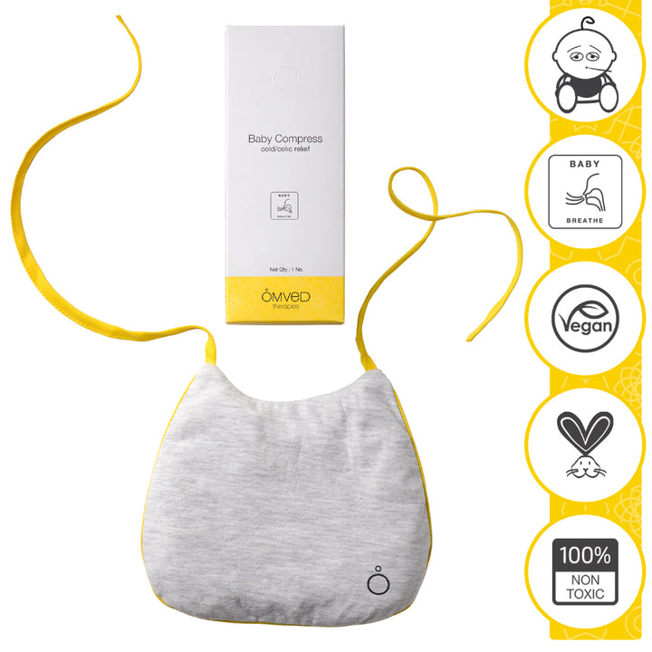 Omved Therapies Baby Compress Cold/Colic Relief Bib