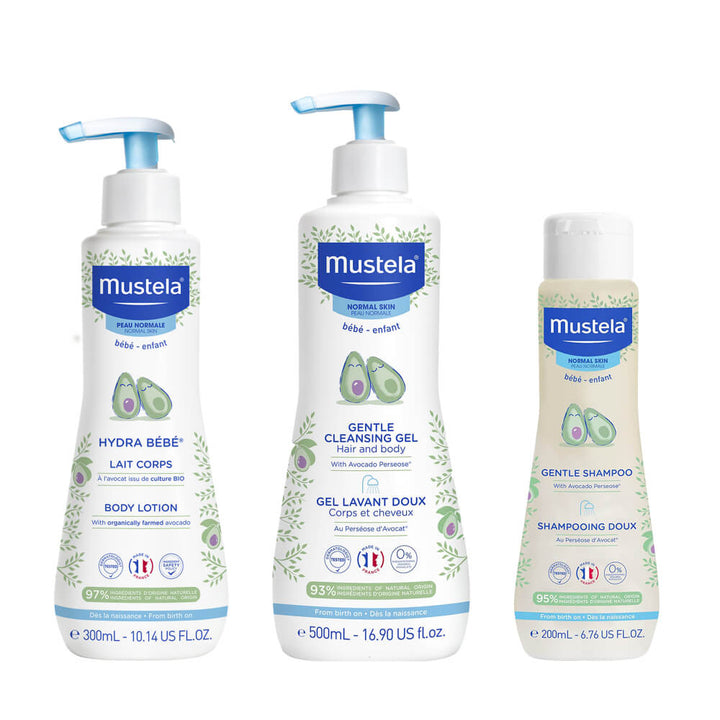 Mustela Bathtime Essential Set - 3 Pieces