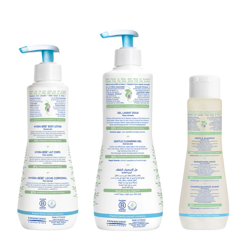 Mustela Bathtime Essential Set - 3 Pieces
