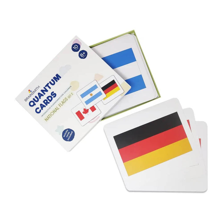 Brainsmith National Flags Quantum Flash Cards (Set II)