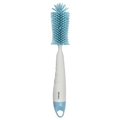 2 in 1 Silicon Bottle Brush - Blue