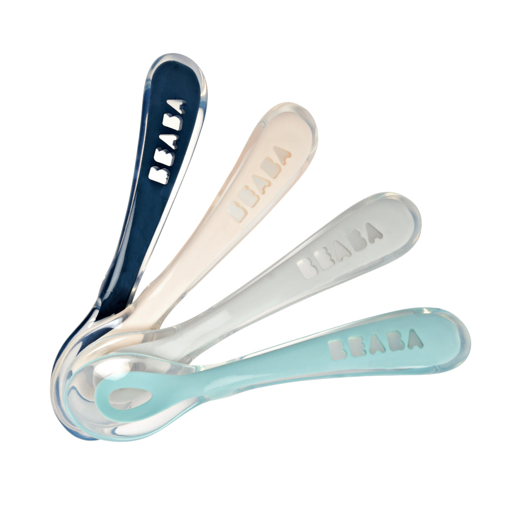 Beaba 2nd Stage Silicone Spoon - Set of 4