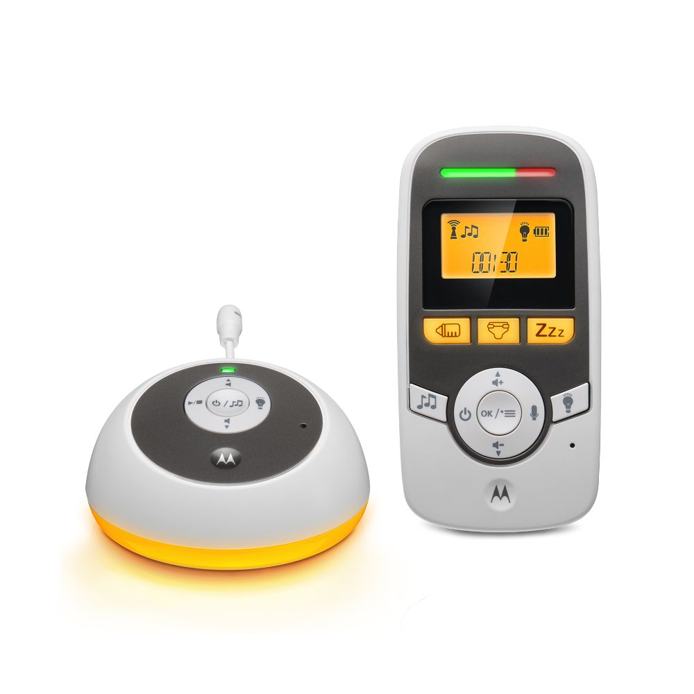 Motorola Digital Audio Monitor With Baby Care Timer - Black And White