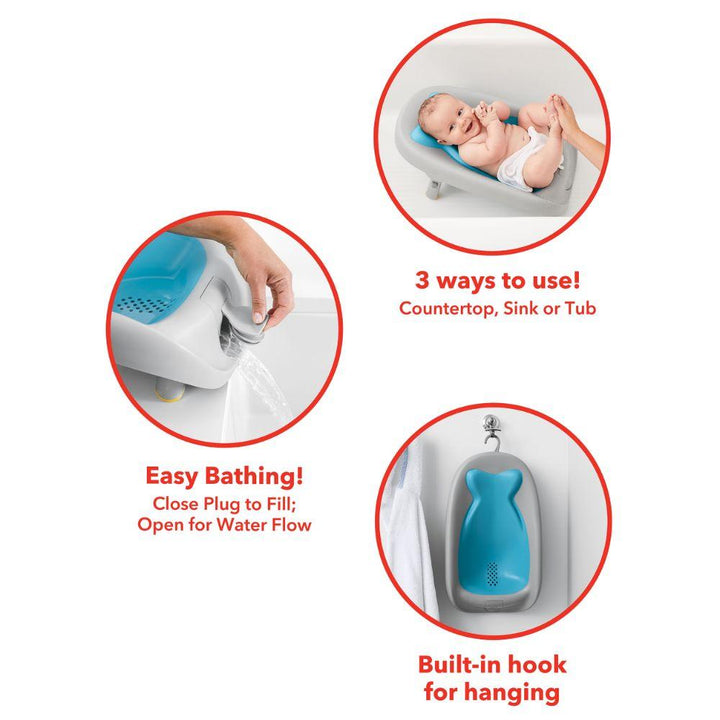 Skip Hop Moby Recline Rinse Bather and Waterfall Bath Rinser Combo