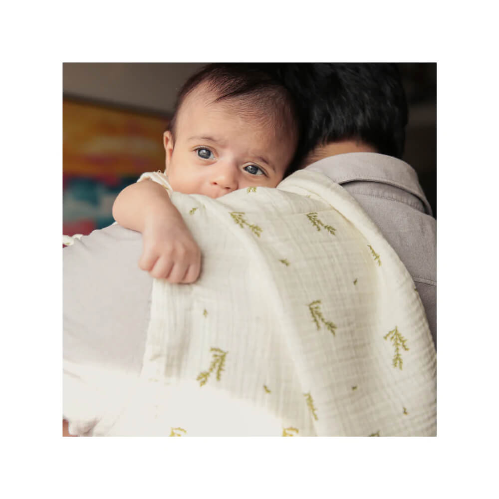 Dulaar Organic Muslin Multipurpose Cloth (Set of 2)