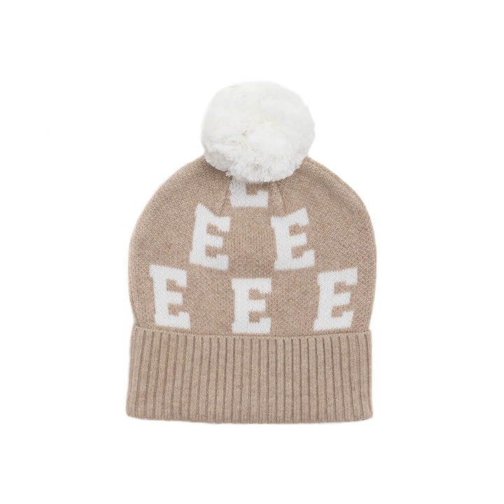 Alpha Beanie - Light Camel &amp; Ivory
