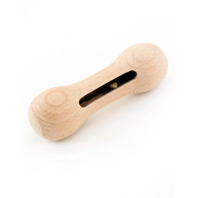 Ariro Wooden Rattle Dumbbell with Bell