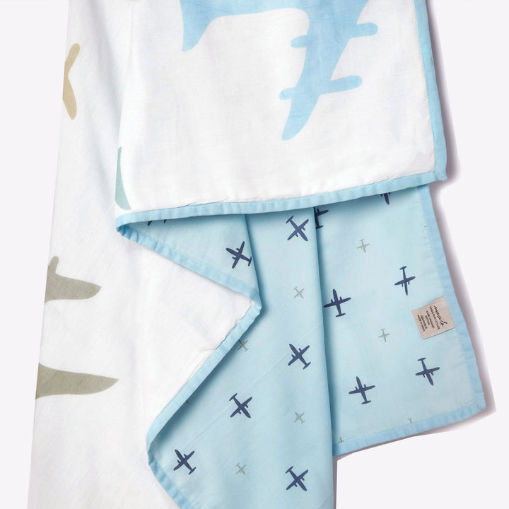 Organic Cotton Dohar -Drea months Wings