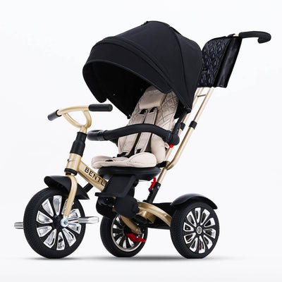 Bentley Mulliner 6-in-1 Baby Tricycle and Stroller - Gold