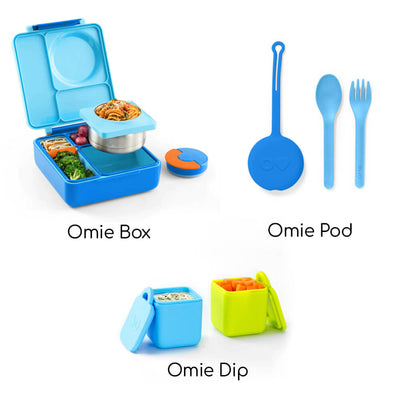 Insulated Bento Lunch Box with Pod and Dip