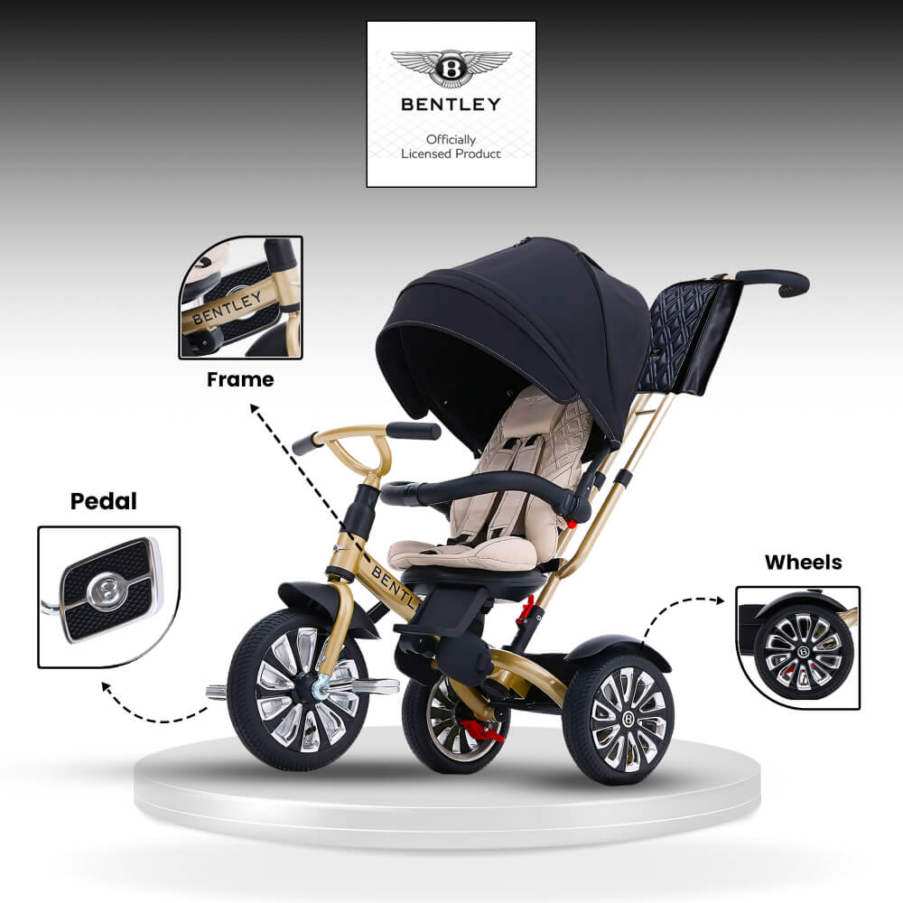 Bentley Mulliner 6-in-1 Baby Stroller - Gold