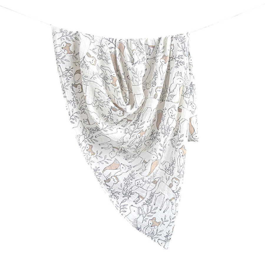 Crane Baby Printed Single Swaddle Wrap