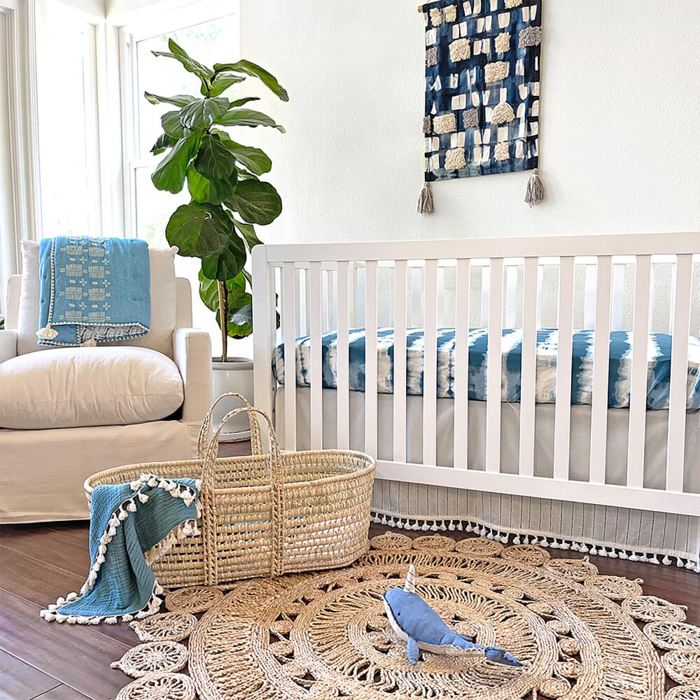 Crane Baby Caspian Collection Crib Sheet Tie-Dye 