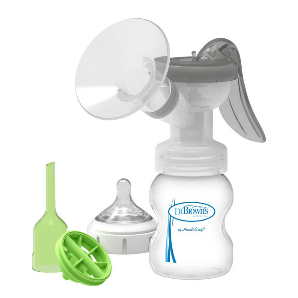 Dr. Brown's Manual Breast Pump with SoftShape™ Silicone Shield